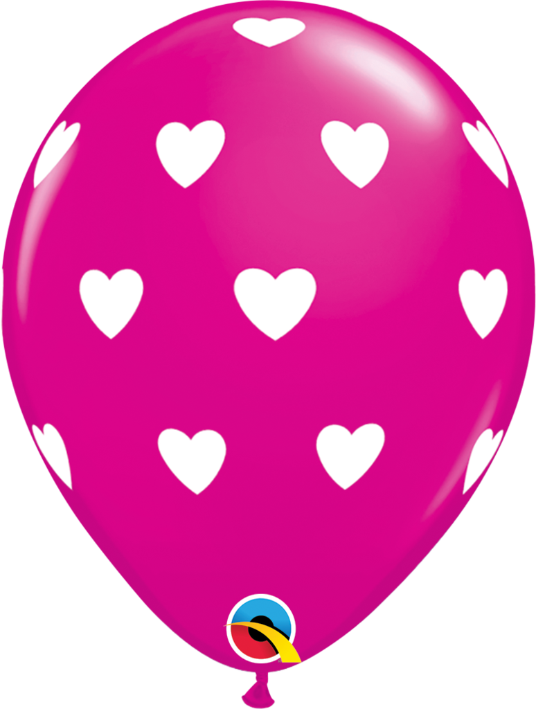 11-printed-big_heart-Wild_Berry Balloon