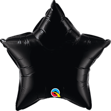 Load image into Gallery viewer, black star foil balloon 20 inch
