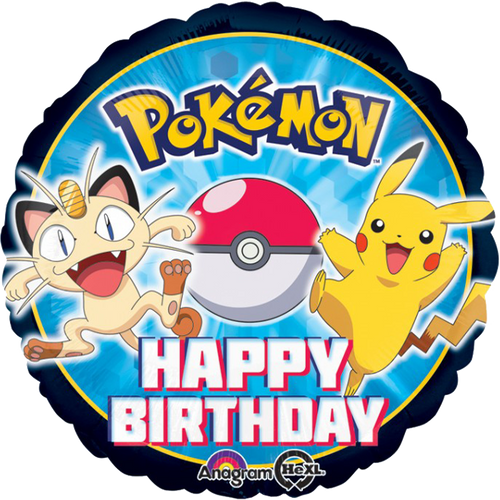 pokemon Happy Birthday Balloon