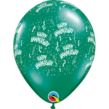 Load image into Gallery viewer, Anniversary-A-Round Jewel 11&quot; Balloons
