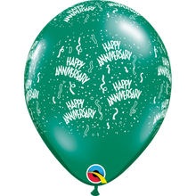 Load image into Gallery viewer, Anniversary-A-Round Jewel 11" Balloons