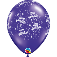 Load image into Gallery viewer, Anniversary-A-Round Jewel 11" Balloons