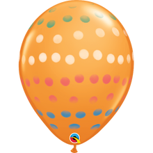 Load image into Gallery viewer, Assorted Sprays Orange 11&quot; Balloons
