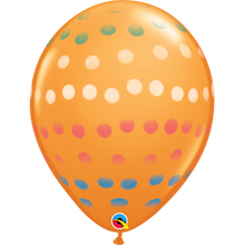 Load image into Gallery viewer, Assorted Sprays Orange 11" Balloons