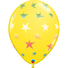 Load image into Gallery viewer, Assorted Sprays Yellow 11" Balloons