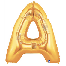 Load image into Gallery viewer, Letter A Foil Balloon Letters