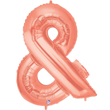 Load image into Gallery viewer, Gold Ampersand Foil Balloon Letters
