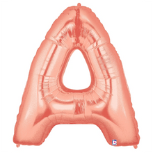 Load image into Gallery viewer, Letter A Foil Balloon Letters