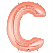 Load image into Gallery viewer, Letter C Foil Balloon Letters