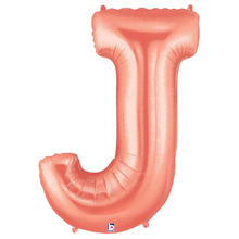 Load image into Gallery viewer, Letter J Foil Balloon Letters