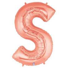 Load image into Gallery viewer, Letter S Foil Balloon Letters