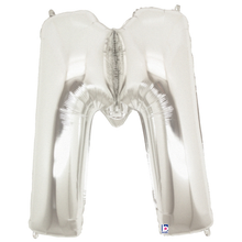 Load image into Gallery viewer, Letter M Foil Balloon Letters