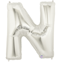 Load image into Gallery viewer, Letter N Foil Balloon Letters