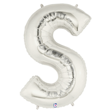Load image into Gallery viewer, Letter S Foil Balloon Letters