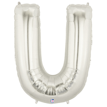 Load image into Gallery viewer, Letter U Foil Balloon Letters