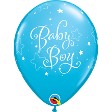 Load image into Gallery viewer, Baby Boy & Baby Girl Stars 11" Balloons