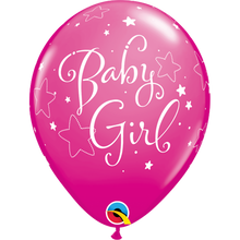 Load image into Gallery viewer, Baby Boy & Baby Girl Stars 11" Balloons