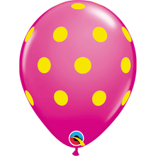 Load image into Gallery viewer, Big Colorful Polka Dots 11" Balloons
