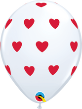 Load image into Gallery viewer, 11-print-big_heart-white balloon
