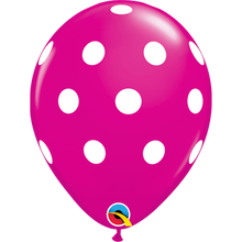 Load image into Gallery viewer, Big Colorful Polka Dots 11" Balloons