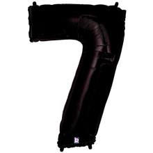 Load image into Gallery viewer, Black Number 0-9 Megaloon Balloon Numbers