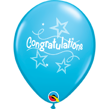 Load image into Gallery viewer, Blue-CongratulationsStarStreamers11_Balloons
