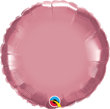 Load image into Gallery viewer, 18" Chrome Circular Foil Balloon (in 6 colors)
