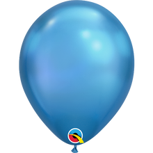 Load image into Gallery viewer, Qualatex chrome balloons 11" 16" blue