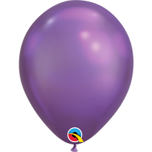 Load image into Gallery viewer, Qualatex chrome balloons 11&quot; 16&quot; purple
