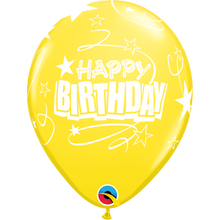Load image into Gallery viewer, Happy Birthday Loops &amp; Stars 11&quot; Balloons
