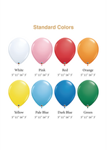 Load image into Gallery viewer, Standard Balloon-Color Chart_VancouverBalloons