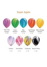 Load image into Gallery viewer, superagates latex balloon color chart