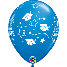 Load image into Gallery viewer, Congratulations Graduate Stars 11" Balloons