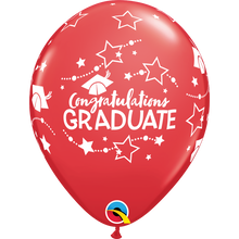Load image into Gallery viewer, Congratulations Graduate Stars 11" Balloons