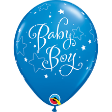 Load image into Gallery viewer, Baby Boy & Baby Girl Stars 11" Balloons