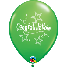 Load image into Gallery viewer, Green-CongratulationsStarStreamers11_Balloons