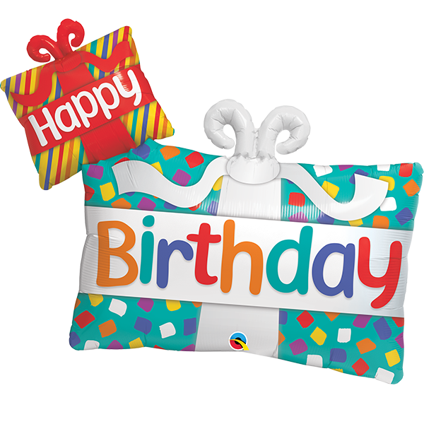 Happy Birthday Presents Foil Balloon Vancouver Balloons