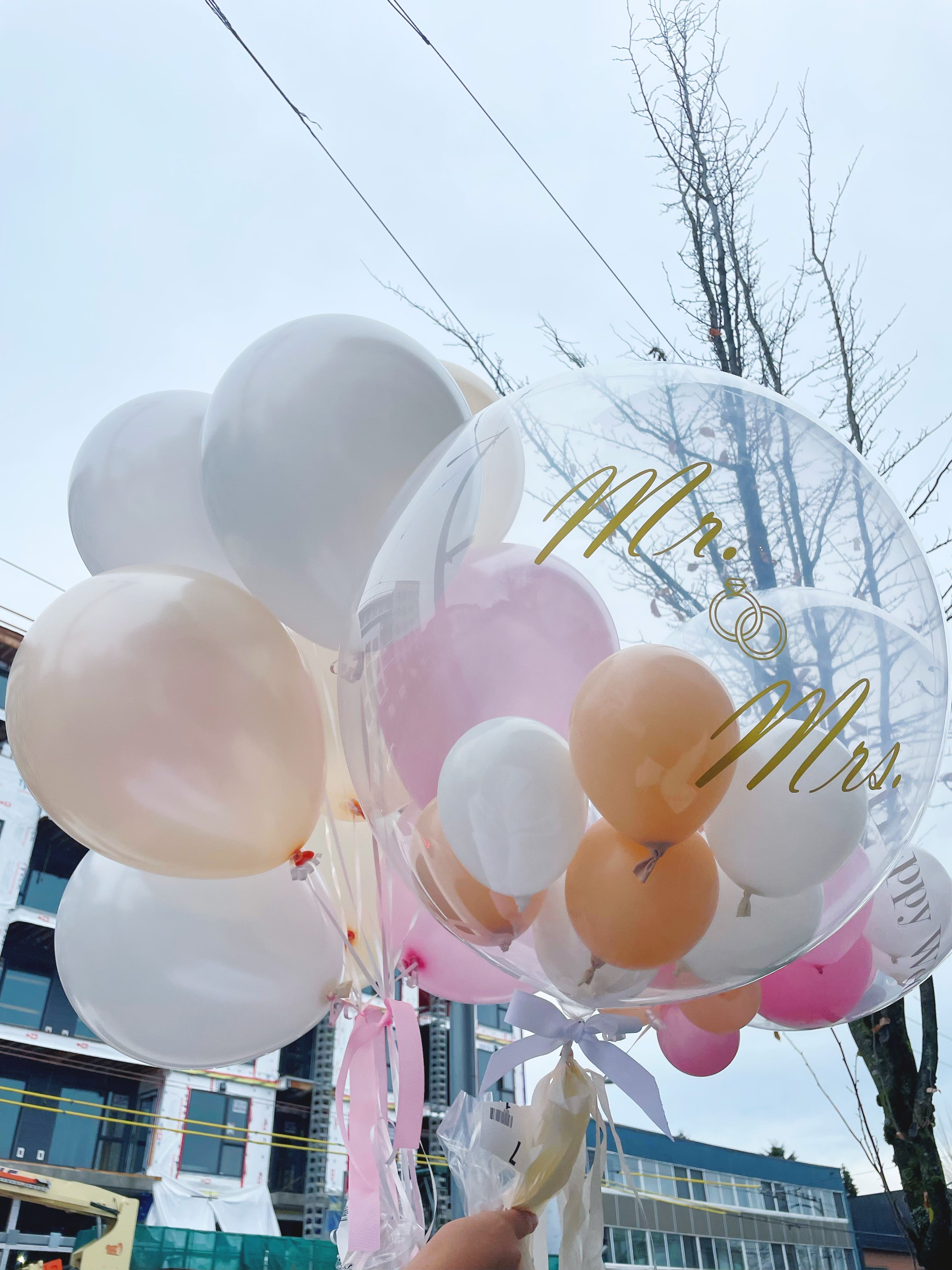 Specialty Engagement/Wedding Bubble Balloon Vancouver Balloons