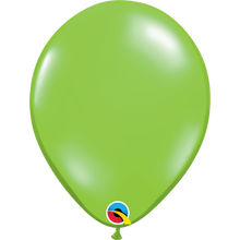 Load image into Gallery viewer, Qualatex Jewel latex balloons 11&quot; 16&quot; transparent lime
