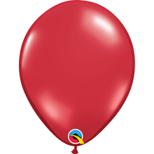 Load image into Gallery viewer, Qualatex Jewel latex balloons 11" 16" transparent ruby red