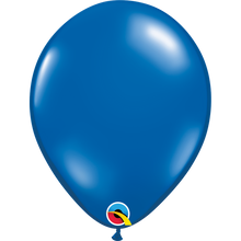 Load image into Gallery viewer, Qualatex Jewel latex balloons 11&quot; 16&quot; transparent sapphire blue
