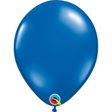 Load image into Gallery viewer, Qualatex Jewel latex balloons 11" 16" transparent sapphire blue