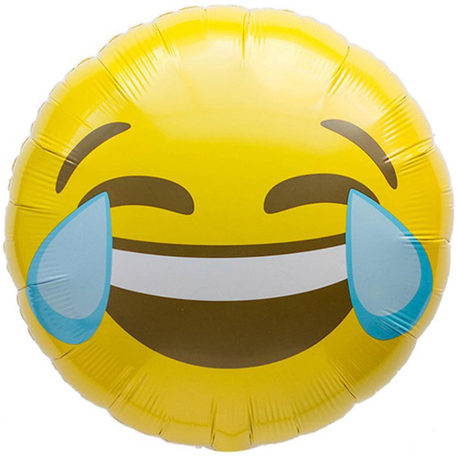 Laughing Emoji Foil Balloon