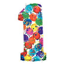 Load image into Gallery viewer, Number 0-9 Party Time Megaloon Balloon Numbers