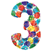 Load image into Gallery viewer, Number 0-9 Party Time Megaloon Balloon Numbers