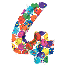 Load image into Gallery viewer, Number 0-9 Party Time Megaloon Balloon Numbers
