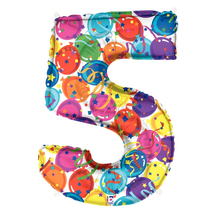 Load image into Gallery viewer, Number 0-9 Party Time Megaloon Balloon Numbers