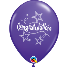 Load image into Gallery viewer, Purple-CongratulationsStarStreamers11_Balloons
