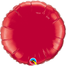 Load image into Gallery viewer, 18" Red Circular Foil Balloon