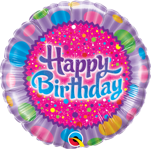 Birthday Sprinkles & Sparkles Balloon